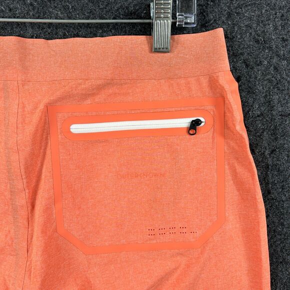 Outerknown Board Shorts Men's 31 Coral Swim Trunks Drawstring Surf Zip Pocket - Picture 5 of 13